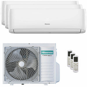Condizionatore Hisense Hi-Comfort 2025 trial split 9000+12000+18000 BTU inverter A++ wifi unità este