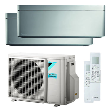 Condizionatore Daikin Stylish dual split 15000+15000 BTU inverter A++ wifi unità esterna 9 kW