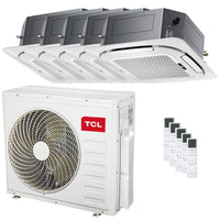 Condizionatore TCL Cassetta 4 vie Serie S penta split 9000+12000+12000+12000+18000 BTU inverter A++ wifi unità esterna 12.2 kW