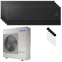 Condizionatore Samsung WindFree Première penta split 9000+9000+12000+12000+12000 BTU inverter A++ wifi unità esterna 10 kW Soapstone Charcoal