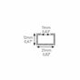 Supporto a pavimento Gia SUMO LC 450/21 antivibrante 160x90x450 mm con profilo 21 mm