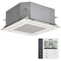 Condizionatore Toshiba Cassetta compatta U2 a 4 vie trial split 9000+12000+16000 BTU inverter A+++  unità esterna 7 kW