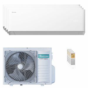 Condizionatore Hisense Uni HB quadri split 7000+7000+9000+12000 BTU inverter A++ wifi unità esterna