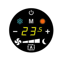 Ventilconvettore Sabiana Carisma Whisper CFF-ECM 40 SLIM - 3,62/3,36 kW - con comando CB-Touch WiFi