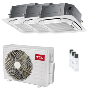 Condizionatore TCL Cassetta 4 vie Serie S trial split 9000+9000+9000 BTU inverter A++