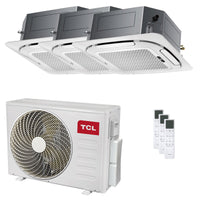 Condizionatore TCL Cassetta 4 vie Serie S trial split 9000+12000+12000 BTU inverter A++ wifi unità esterna 7.9 kW