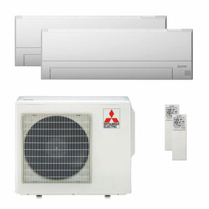 Condizionatore Mitsubishi Electric Serie BT dual split 12000+12000 BTU inverter A++ wifi unità