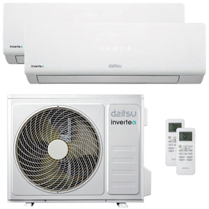 Condizionatore Daitsu - Gruppo Fujitsu - Serie ECO DT-2/3 dual split 12000+12000 BTU