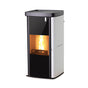 Stufa policombustibile Girolami Soft 22 bianca 22 kW idro + kit acs