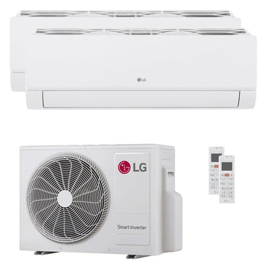 Condizionatore LG DUALCOOL Libero Smart dual split 7000+12000 BTU inverter A+++ wifi unità esterna 4.7 kW