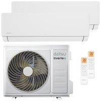 Condizionatore Daitsu Artic Pro dual split 12000+12000 BTU inverter A++ wifi unità esterna 7.9 kW