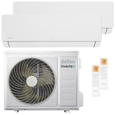 Condizionatore Daitsu Artic Pro dual split 18000+18000 BTU inverter A++ wifi unità esterna 7.9 kW
