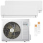 Condizionatore Daitsu Artic Pro dual split 12000+12000 BTU inverter A++ wifi unità esterna 5.1 kW