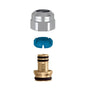 Kit termostatico a squadra completo allacci multistrato 16x2 Caleffi per termosifoni