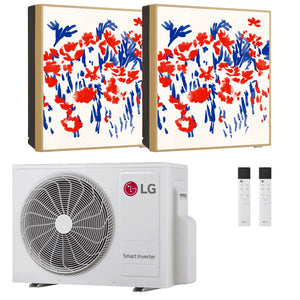 Condizionatore LG ARTCOOL Gallery PHOTO dual split 9000+12000 BTU inverter A+++ wifi unità