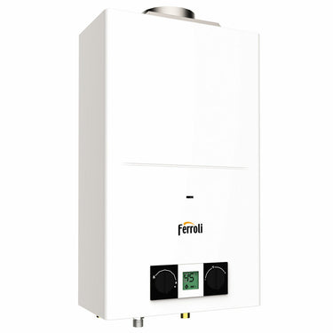 Scaldabagno a gas Ferroli Pegaso Eco murale a tiraggio naturale e camera aperta 11 l/min. - GPL