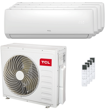 Condizionatore TCL Elite F2 quadri split 9000+9000+9000+12000 BTU inverter A++ wifi unità esterna 9.4 kW