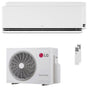 Condizionatore LG DUALCOOL Premium AI dual split 9000+12000 BTU inverter A+++ wifi unità esterna 4.1 kW