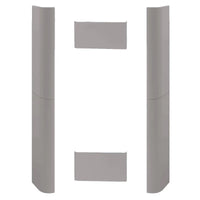 Stufa a pellet Edilkamin Tera H 30 Evo 30 kW Idro WiFi grigio chiaro opaco Edilkamin