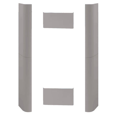 Stufa a pellet Edilkamin Tera H 25 Evo 25 kW WiFi Idro Grigio Chiaro opaco