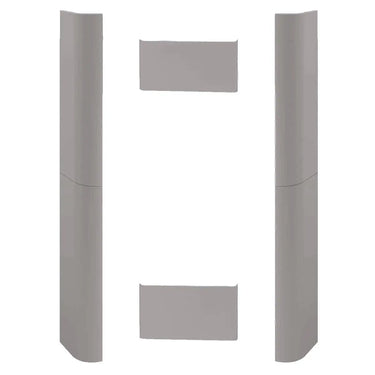 Stufa a pellet Edilkamin Tera H 25 Evo 25 kW WiFi Idro Grigio Chiaro opaco Edilkamin