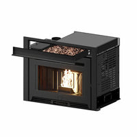 Kit caricamento pellet a cassetto frontale per inserto EK63 Pellek80 e Pellek110+ EVO2 - cornice quadrata EK63
