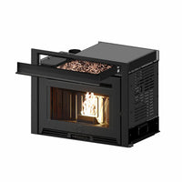 Kit caricamento pellet a cassetto frontale per inserto EK63 Pellek80 e Pellek110+ EVO2 - cornice rettangolare