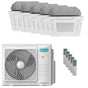 Condizionatore Hisense Cassetta ACT penta split 9000+9000+9000+12000+12000 BTU inverter A++ unità esterna 10 kW