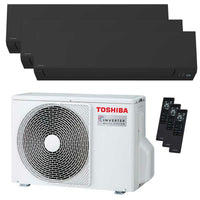 Condizionatore Toshiba SHORAI Edge Black trial split 5000+7000+9000 BTU inverter A+++ wifi unità esterna 5.2 kW