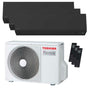 Condizionatore Toshiba SHORAI Edge Black trial split 5000+7000+9000 BTU inverter A+++ wifi unità esterna 5.2 kW