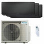 Condizionatore Daikin Stylish Total Black trial split 7000+7000+15000 BTU inverter A++ wifi unità esterna 6.8 kW