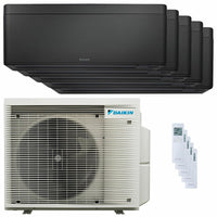 Condizionatore Daikin Stylish Total Black penta split 9000+9000+9000+9000+15000 BTU inverter A++ wifi unità esterna 7.8 kW