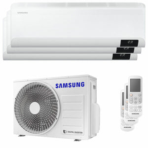Condizionatore Samsung Cebu Wi-Fi trial split 9000+9000+12000 BTU inverter A++ wifi unità esterna