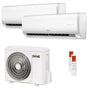 Condizionatore Ferroli Giada dual split 12000+12000 BTU inverter A wifi unità esterna 7.9 kW