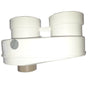 Kit sdoppiato scarico fumi tubi aria/fumi 80/80 mm sdoppiatore per scaldabagni Sky Ferroli