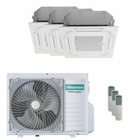 Condizionatore Hisense Cassetta ACT trial split 12000+12000+12000 BTU inverter A++  unità esterna 8 kW  2023