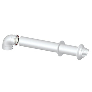 Kit scarico fumi coassiale parete orizzontale ø 60/100 M/F caldaie a condensazione -