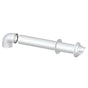 Kit scarico fumi coassiale parete orizzontale ø 60/100 M/F caldaie a condensazione - Kit 2 marchi vari