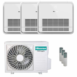 Condizionatore Hisense Console AKT trial split 9000+9000+9000 BTU inverter A++  unità esterna 6.3 kW