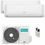 Condizionatore Hisense Hi-Comfort 2025 dual split 9000+9000 BTU inverter A++ wifi unità esterna 3.5 kW