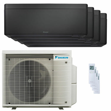 Condizionatore Daikin Stylish Total Black quadri split 7000+7000+9000+18000 BTU inverter A++ wifi unità esterna 7.4 kW