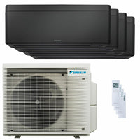 Condizionatore Daikin Stylish Total Black quadri split 9000+9000+12000+18000 BTU inverter A++ wifi unità esterna 7.4 kW