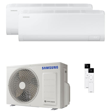 Condizionatore Samsung Cebu S2 dual split 9000+12000 BTU inverter A+++ wifi unità esterna 4 kW