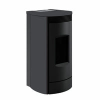 Stufa a pellet Caminetti Montegrappa Noir M MW24 19,7 kW Idro Grigio Caminetti Montegrappa