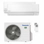 Condizionatore Panasonic Serie TZ dual split 9000+9000 BTU inverter A+++ wifi unità esterna 3.5 kW
