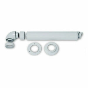 Kit scarico fumi coassiale a parete orizzontale Vaillant ø 60/100 per caldaie a