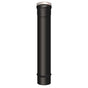 Elemento dritto M/F diam. 80 mm lunghezza 500 mm scarico fumi stufa a pellet e caldaia a pellet