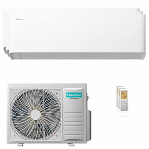 Condizionatore Hisense Uni HB trial split 9000+9000+12000 BTU inverter A++ wifi unità esterna 6.3 kW