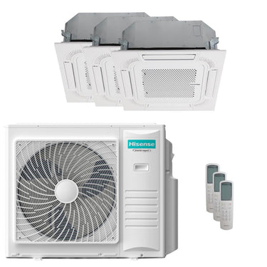 Condizionatore Hisense Cassetta ACT trial split 12000+18000+18000 BTU inverter A++  unità esterna 10 kW