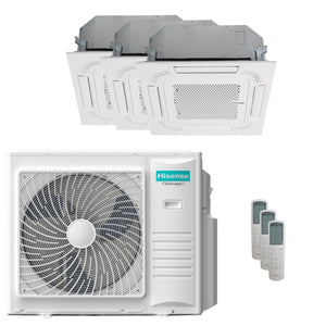 Condizionatore Hisense Cassetta ACT trial split 9000+18000+18000 BTU inverter A++ unità esterna 10